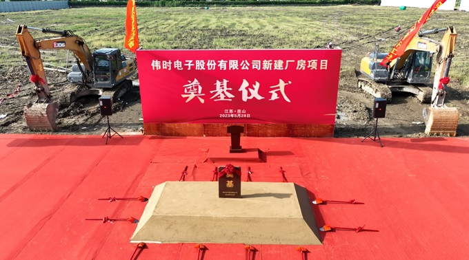 球信网电子股份有限公司背光显示模组扩建及球信网显示组件新建项目奠基仪式